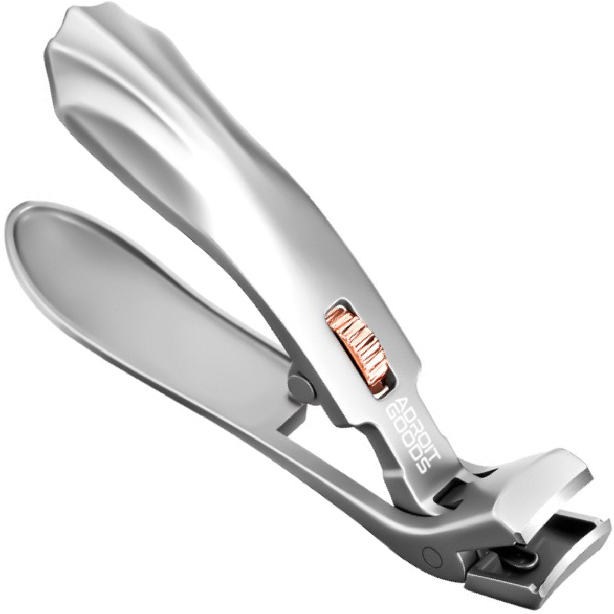 roestvrijstalen nagelknipper met ergonomisch ontwerp en verstelbare kop voor precisie