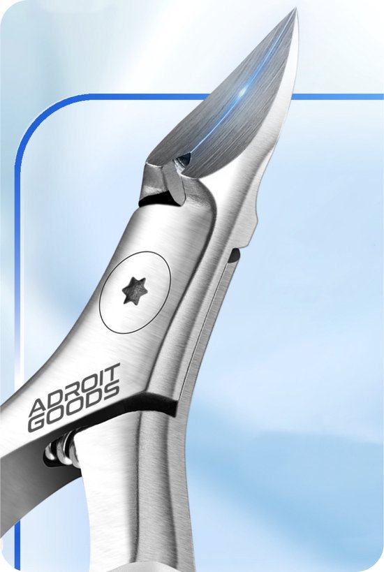 Roestvrijstalen nagelknipper met scherp lemmet en ergonomisch ontwerp van AdroitGoods