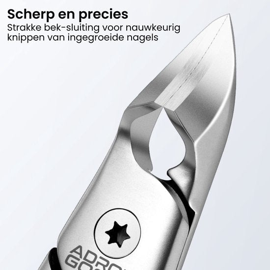 Scherpe metalen nagelknipper voor nauwkeurig knippen van ingegroeide nagels
