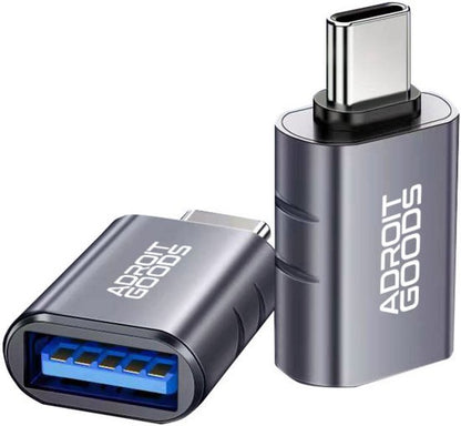 USB-C naar USB-A adapter met metalen behuizing