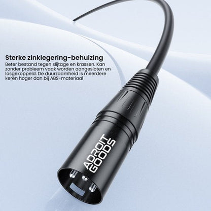 Zwart AdroitGoods kabelconnector met sterke zinklegering behuizing en kabelschoenpunt