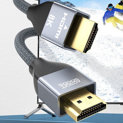 hoogwaardige 8k hdmi-kabel met vergulde aansluitingen voor scherpe beeldkwaliteit