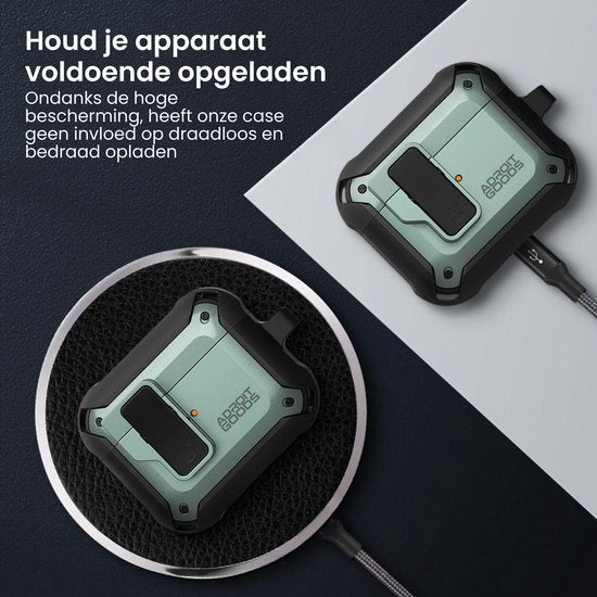 Twee robuuste beschermhoezen van AdroitGoods voor draadloos en bedraad opladen van apparaten
