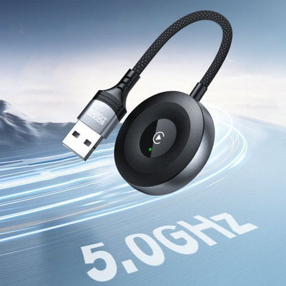 draadloze USB-adapter met rond ontwerp en gekabelde aansluiting voor 5.0 GHz netwerken