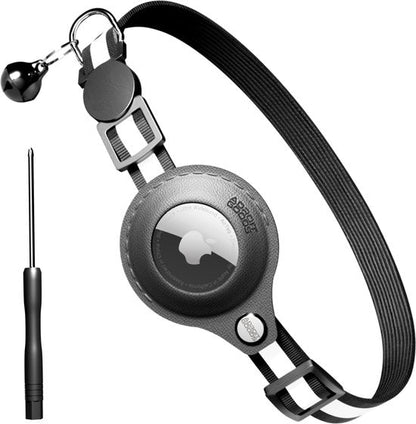 zwarte verstelbare polsband met houder en kleine schroevendraaier voor beveiligingsapparaat