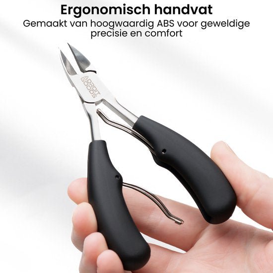 Hand stevige kniptang met ergonomisch zwart handvat voor precisie en comfort