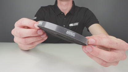 Herbruikbare Kabel Organiser - Klittenband Kabelbinders - Rol - Zwart