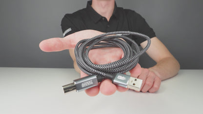 Usb-A Naar Usb-B Kabel - Printerkabel - Grijs