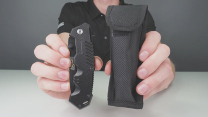 Survival Zakmes - Nova X47 - Survival mes - Jachtmes - Staal en Titanium - Camping