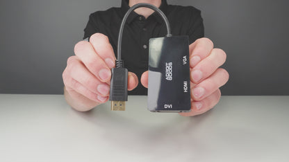 DisplayPort Naar HDMI/VGA/DVI Adapter - 4K - 1080p