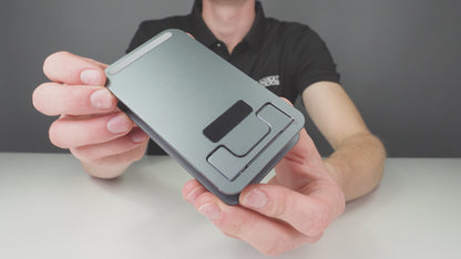 Aluminium Telefoonhouder - Universele Standaard - Bureau- en Desktophouder - Grijs - Verstelbaar