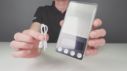 Digitale Mini Precisie Keuken Weegschaal - 0,01 tot 200 gram - Zwart