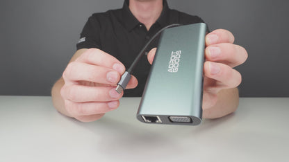 11 in 1 Usb C Hub - Usb C Adapter - Geschikt Voor Apple - Usb naar Hdmi/Vga - Macbook - Usb c Dock - 4K HDMI - Ethernet 100Mbp/s