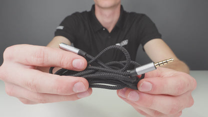 3.5mm Male naar 3.5mm Female AUX Verlengkabel - Audio Verlengkabel - Nylon Gevlochten - Vergulde Connectoren