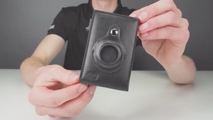 Pasjeshouder 8 Pasjes Portemonnee - Creditcardhouder Met RFID Technologie - AirTag Leder