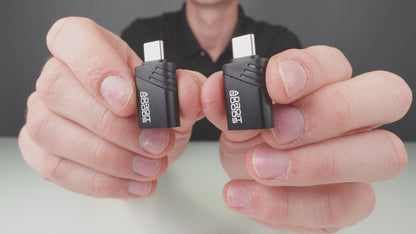 2x USB-C naar USB-A Adapter - USB 3.1 - Converter - Aluminium