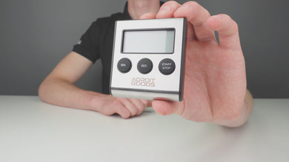 Digitale Timer - Kookwekker - Magnetisch - LED Scherm - Stopwatch - Keukentimer - RVS