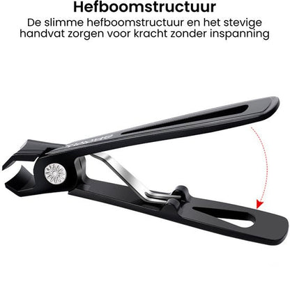 Zwarte hefboom met stevig handvat ontworpen voor kracht met minimale inspanning en gebruiksgemak