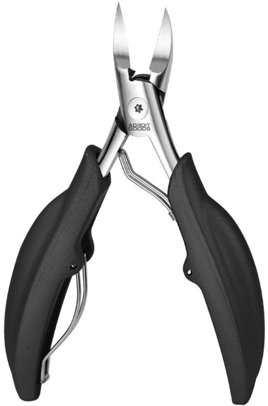 precisie kniptang met roestvrijstalen kop en zwart ergonomisch handvat voor fijne klusjes