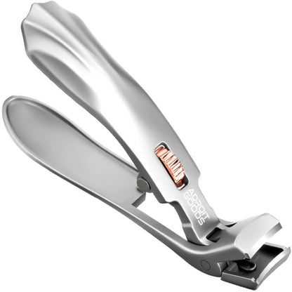 roestvrijstalen nagelknipper met ergonomisch ontwerp en verstelbare kop voor precisie