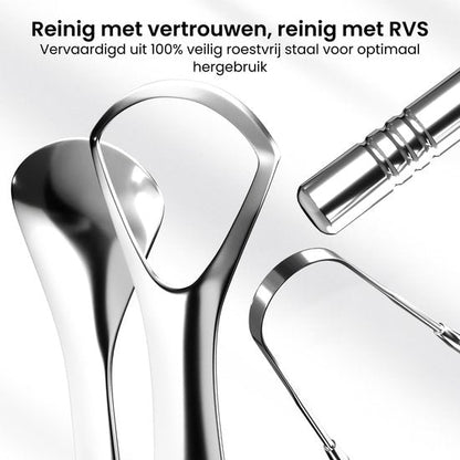 Close-up van glanzende roestvrijstalen gereedschappen voor keuken- en huishoudelijk gebruik